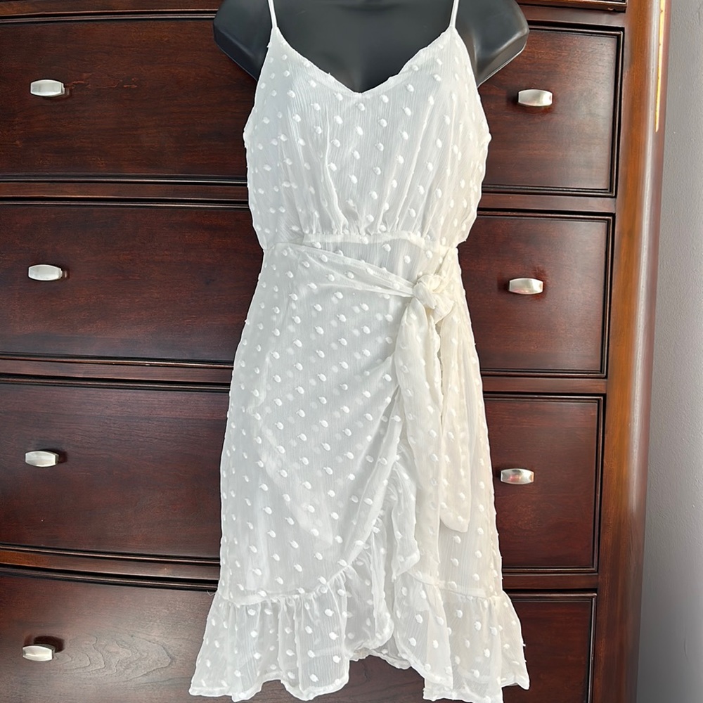 Gianni Bini White Wrap Dress